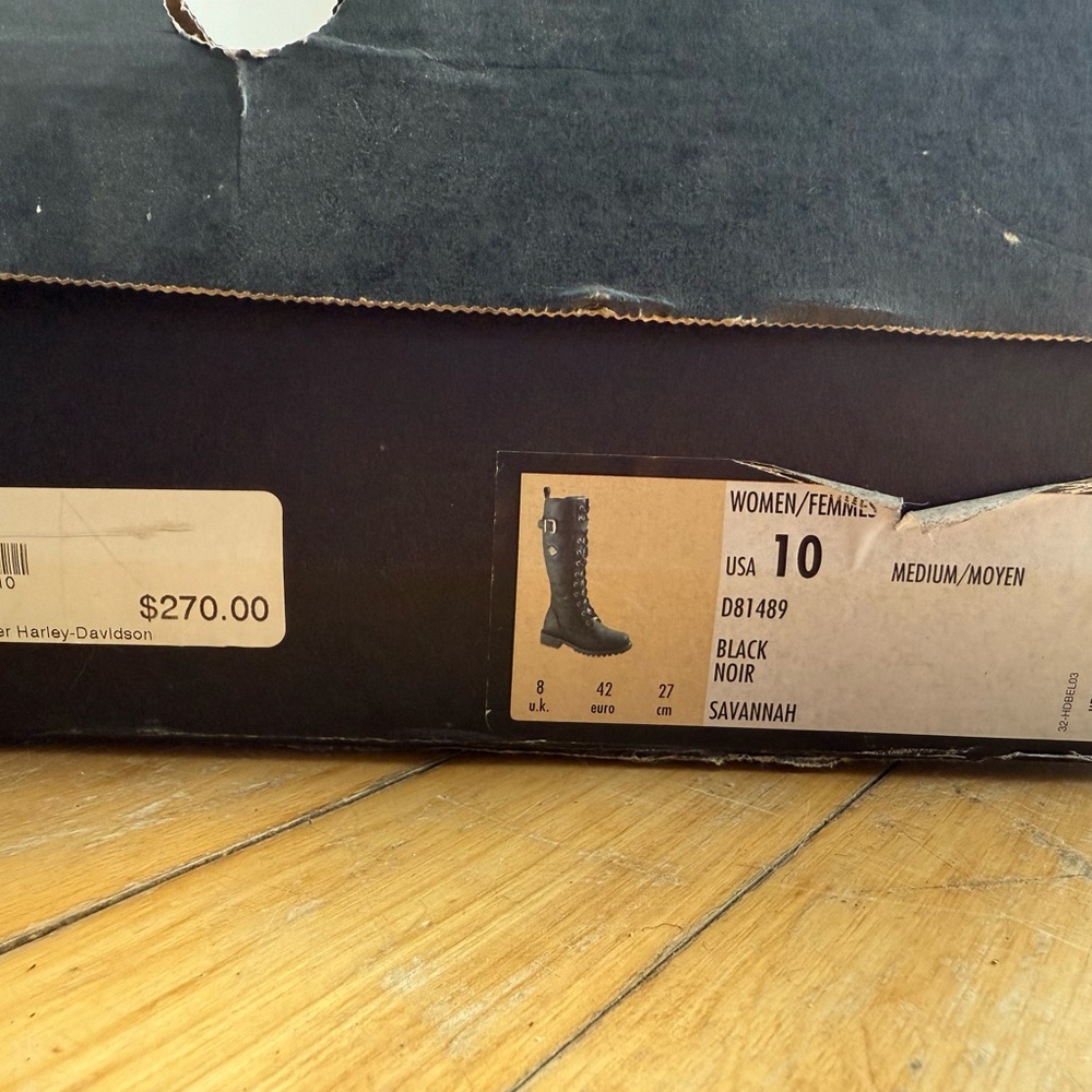 Harley-Davidson Women's Black Moto Boots - Picture 5 of 5